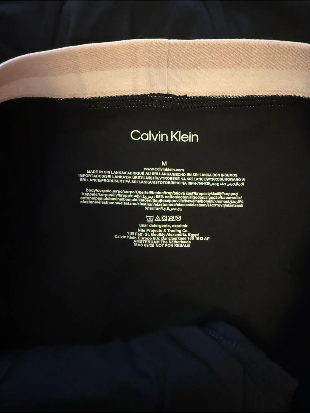 New Calvin Klein Men's Black Briefs with Pink & Gray Waistbands